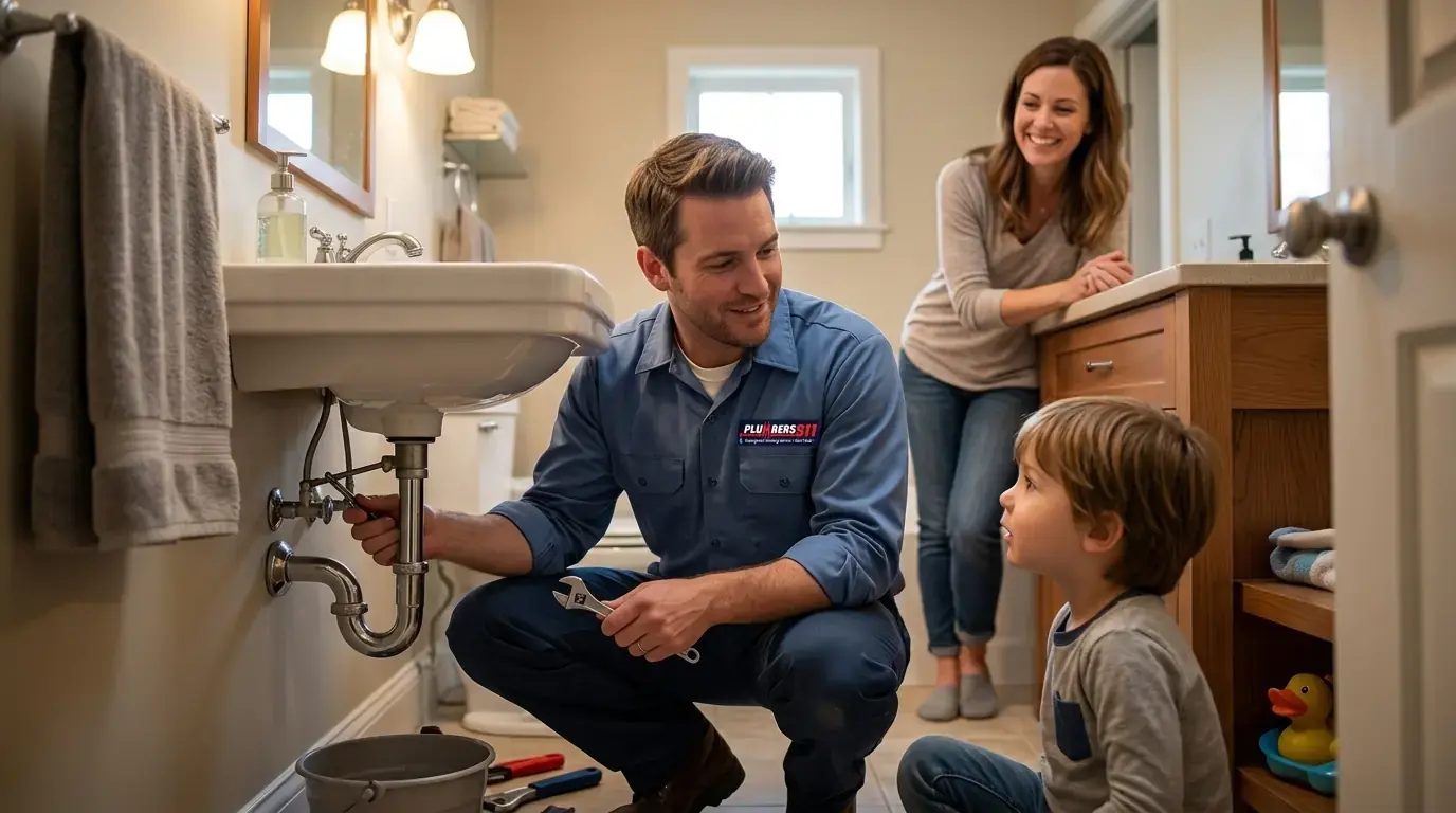 Licensed plumber at work in Burbank, IL